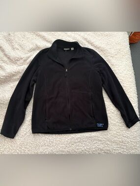 L.L. Bean Women’s Black Fleece Full-Zip Jacket Size S